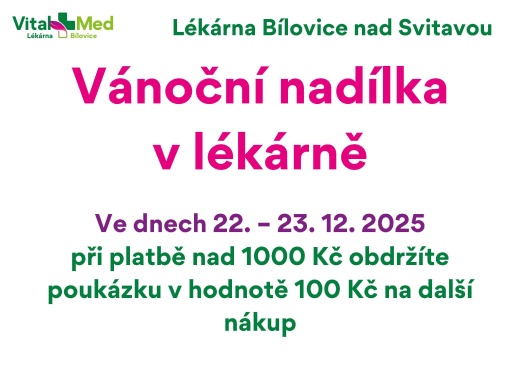 akce Vánoce 2025